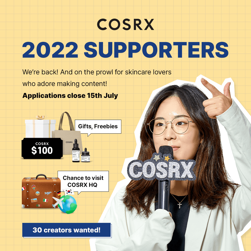 [WANTED] 2022 COSRX Supporters - COSRX Official